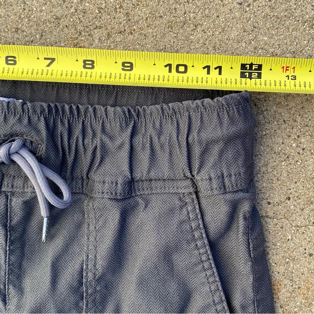 BEVY FLOG Gaya Cargo Blue/Gray Herringbone Womens Sz 25 Jogger Pants - Picture 8 of 12